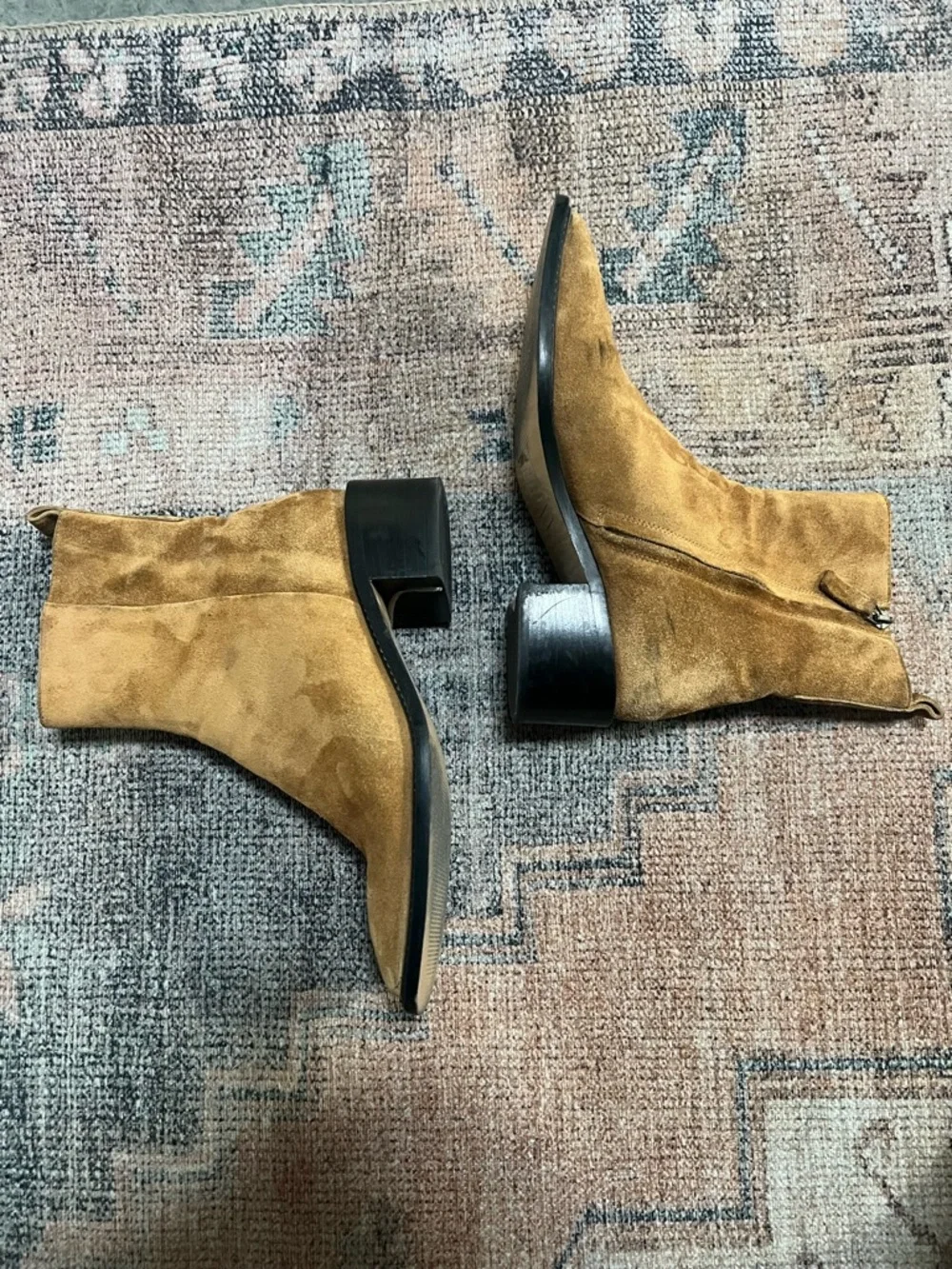 Everlane Suede Ankle Boots in Brown size 8 - Picture 2 of 9